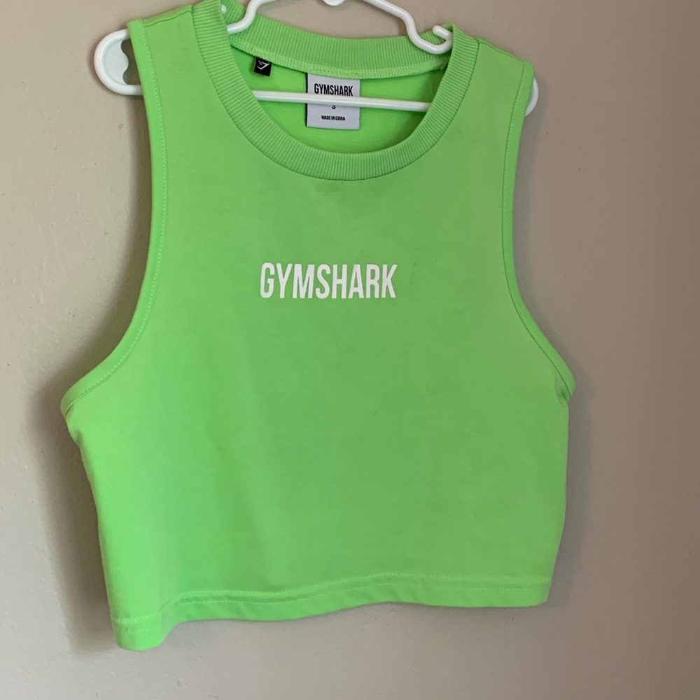 Gymshark Non Stop Crop Top in Lime